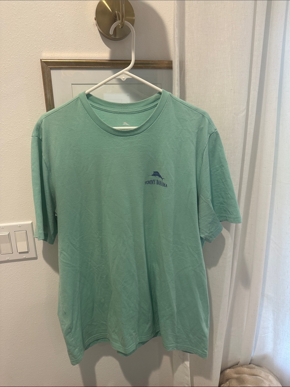 Tommy Bahama Short Sleeve Crewneck Tee in Mint Green